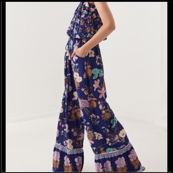 Spell Pants - Spell and the Gypsy Collective Wild Bloom jumpsuit Smsrp 400